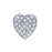 All-match Exquisite Small Silver Brooch With Full Diamonds And Diamonds