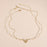 Simple Pearl Double Layer Choker Fashion Gold Color Necklaces Chain Small Bow Pendant Necklace Jewelry Gifts For Women Fashion Jewelry Valentine's Day Gifts
