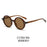 Retro Oval Sun Glasses Y2g Pure Champagne Sunglasses Female Cross-border Fashion
