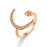 Moon And Star Opening Rings Fashion Rhinestones Personalized Jewelry For Women