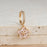 Micro Inlaid Zircon Petal Pendant Earrings For Women