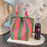 Knitted Buckle Bag Portable Large Capacity