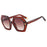 New Irregular With Personality Hexagonal Rivet Sunglasses For Women