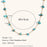 Stainless Steel 18K Gold Plated Natural Gravel Handmade Chain Necklace For Women