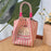 Knitted Buckle Bag Portable Large Capacity