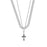 Retro Cross Titanium Steel Necklaces For Men And Women
