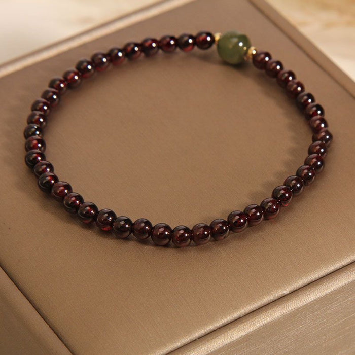 New Chinese Style Black Single Ring Women Bracelet