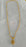 Gold-plated Brass Pendant Necklace For Women, Water Wave Textured Collarbone Chain