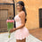 Sexy V-neck Suspender Dress Y2K Fashion Slim Ruffled Short Dresses For Women Clithing