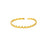 Simple Pleated Pattern Opening Bracelet Women