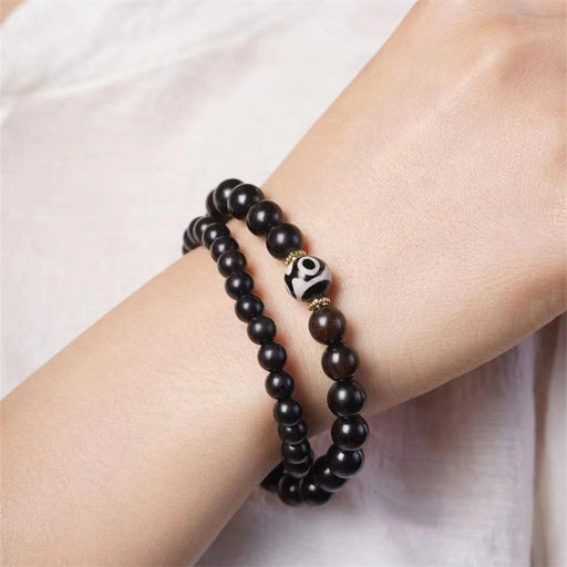 Men And Women Tibet Beads Ebony Bracelet