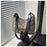 Large Capacity Printing Stylish Stitching Fabric Armpit Large Shoulder Bag