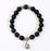 Natural opal beads bracelets crystal fashion women bracelet vintage stainless steel braceletes for women