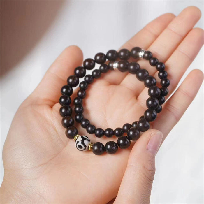 Men And Women Tibet Beads Ebony Bracelet