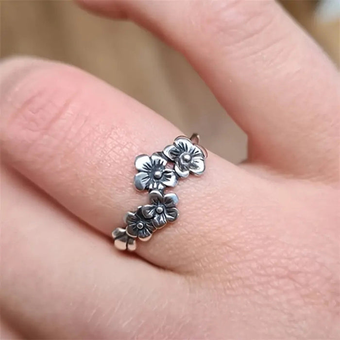 Cross Vintage Distressed Diamond Guardian Ring