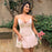 Sexy V-neck Suspender Dress Y2K Fashion Slim Ruffled Short Dresses For Women Clithing