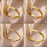 Simple Pleated Pattern Opening Bracelet Women