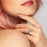 Retro Fashion Butterfly Flower Ring Opening Adjustable Free Wind Ring