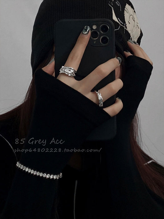 Couple Ring Female Cold Wind Index Finger Ring