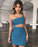 Slim One-shoulder Short Dress Sexy Fashion Hollow Mini Dresses For Women