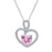 European And American Fashion New Style Necklace Love Heart Pendant Clavicle Chain Jewelry Women