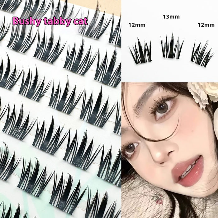 Glue-free Lazy Little Devil Self-adhesive Small Flame False Eyelashes