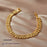 New Fashion Personality Placer Gold Bracelet Women