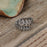 Alloy Retro Geometric Backbone Ring Opening Adjustable