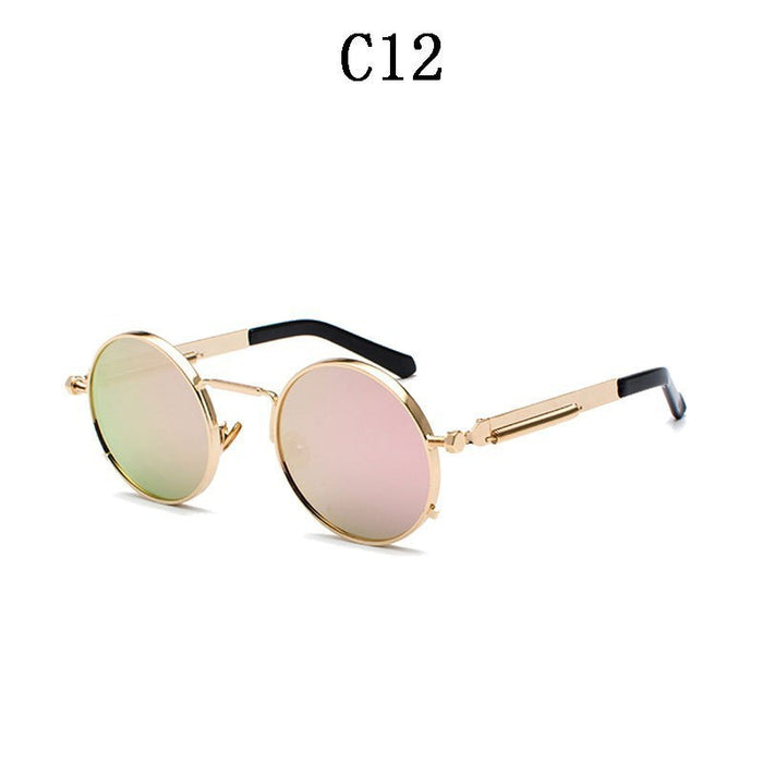 Stylish Round Steampunk Sunglasses
