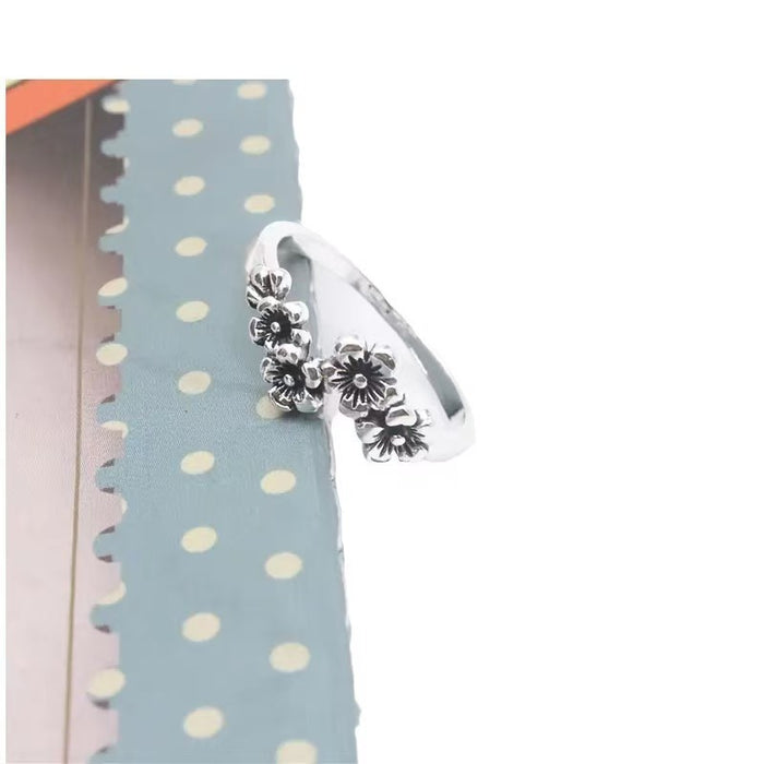 Cross Vintage Distressed Diamond Guardian Ring