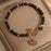 Red Rock Butterfly Pendant Women Bracelet