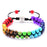 Fashion Jewelry 6mm 7 Chakra Stone Bead Yoga Meditation Bracelet Healing Crystal Double Layer Natural Gemstone Beaded Anxiety Bracelets For Women
