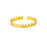 Simple Pleated Pattern Opening Bracelet Women