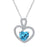 European And American Fashion New Style Necklace Love Heart Pendant Clavicle Chain Jewelry Women