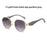 New Polygonal Sunglasses Wide Leg Metal Large Rim Sunglasses Women