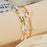 All-match Stainless Steel Resin Bracelet Women
