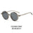 Retro Oval Sun Glasses Y2g Pure Champagne Sunglasses Female Cross-border Fashion