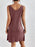 Contrast Lace Green Thin Stripe V Neck Summer Dresses For Women