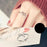 Korean Style Hollow Heart-shaped Diamond Love Ring Women