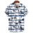 Men Shirts Tea Summer Shirt Top 5xl V-neck Vintage Clot